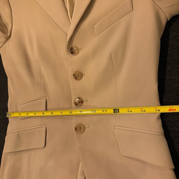 Ralph Lauren Collection Wool Lamb Leather Blazer Long Jacket Equestrian Tailored - Picture 8 of 16